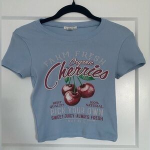 Full Tilt Cherry Baby Tee